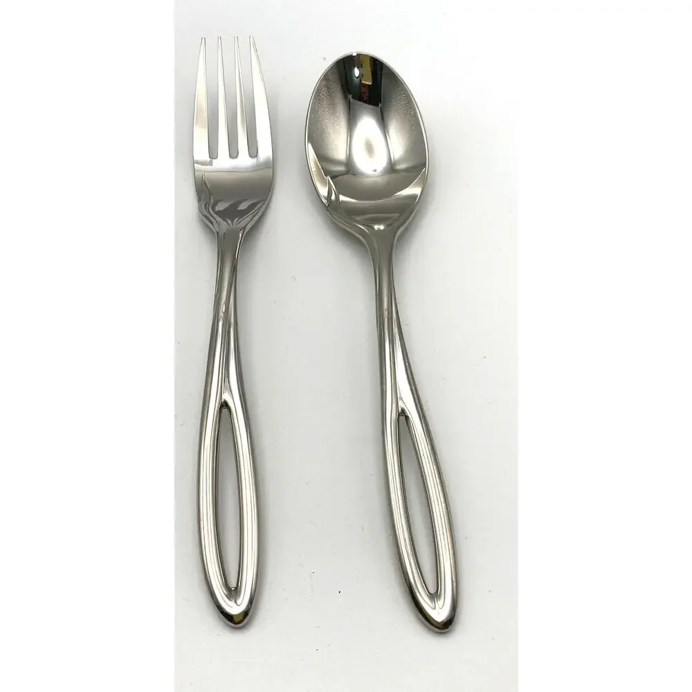 Yamazaki L'Fleur 5 Pc Place Setting Stainless Glossy Japan Flatware Replacement